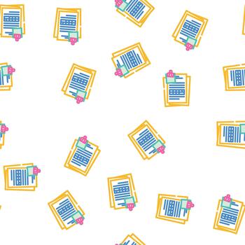 datos carpeta sin costura modelo vector
