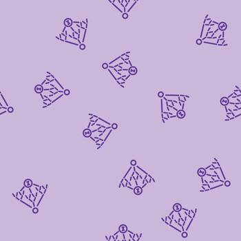 random forest algorithm line seamless pattern vector