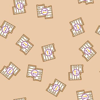 replication database seamless pattern vector