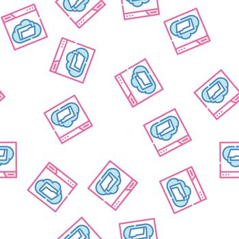 web carpeta sin costura modelo vector