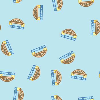 bowstring bridge seamless pattern vector