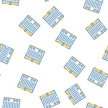 reemplazable folleto diario sin costura modelo vector