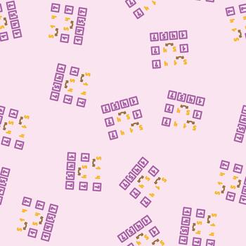 insertion sort algorithm seamless pattern vector