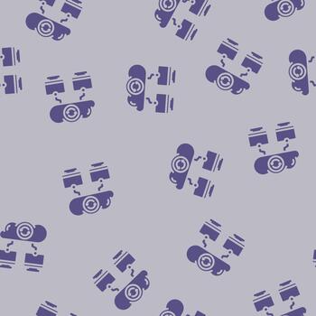 data synchronization cloud computing glyph seamless pattern vector