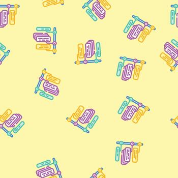 task batching time management seamless pattern vector