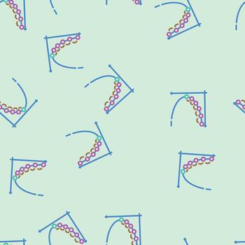 gradient descent algorithm seamless pattern vector