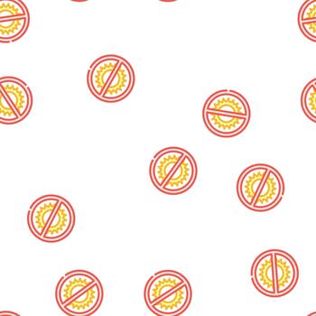 protect from sun rays seamless pattern vector