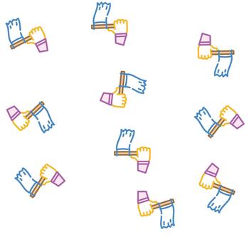 empty flag seamless pattern vector