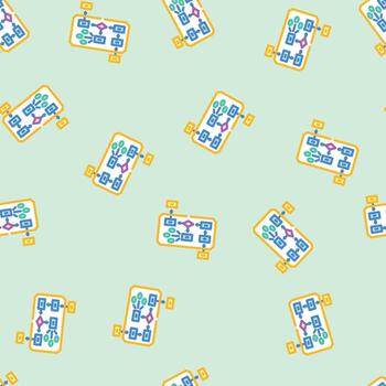 algorithm big data seamless pattern vector