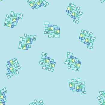 database design seamless pattern vector