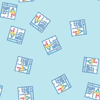 search algorithm seo seamless pattern vector