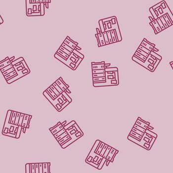 data archiving database line seamless pattern vector