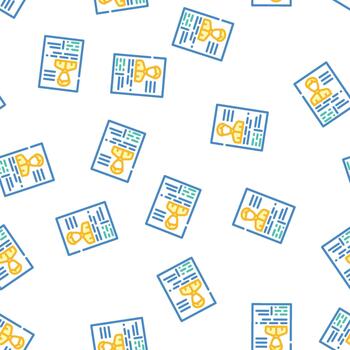 application form cv seamless pattern vector
