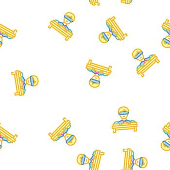 blind testing seamless pattern vector