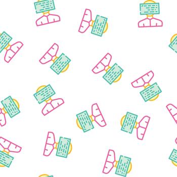 client programming kyc seamless pattern vector