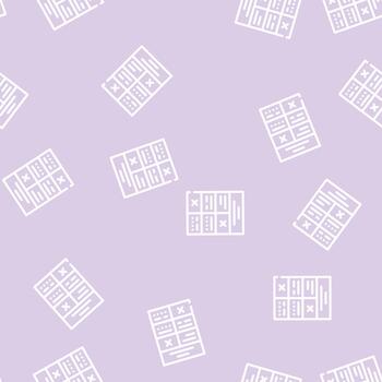 formación programa línea sin costura modelo vector