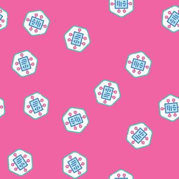 source code management seamless pattern vector