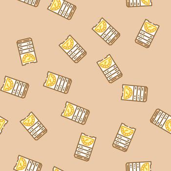 database performance seamless pattern vector