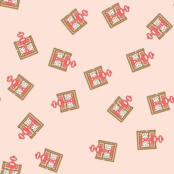 ore processing mining seamless pattern vector