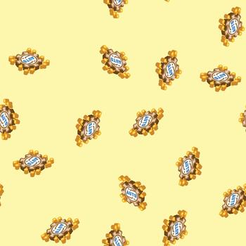 automatic function isometric icon seamless pattern vector