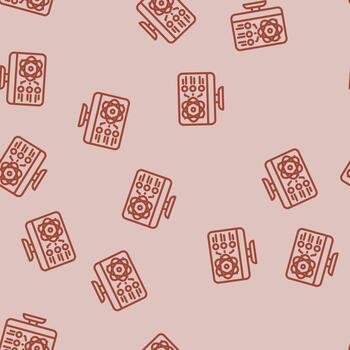 simulador cuántico computadora línea sin costura modelo vector