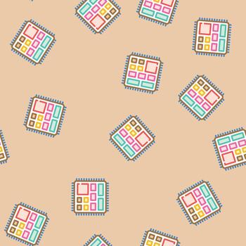 microcontroller electrical engineer seamless pattern vector