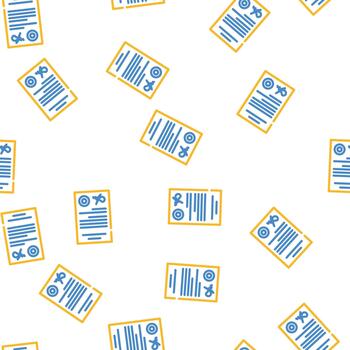 document folder seamless pattern vector