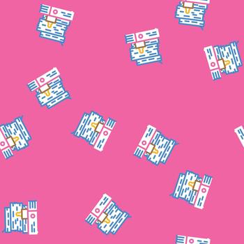 document paper stack seamless pattern vector