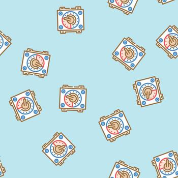 built timer seamless pattern vector