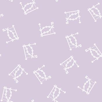 statistical data analysis line seamless pattern vector