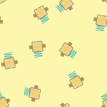 rf technology electronics seamless pattern vector