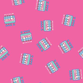 bert bidirectional encoder representations transformers seamless pattern vector