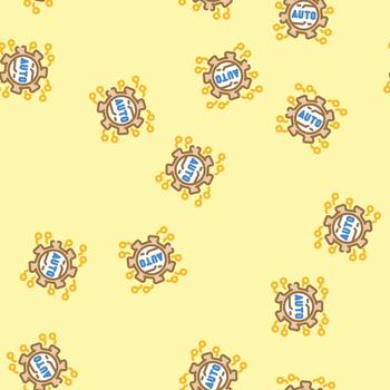 automatic function seamless pattern vector