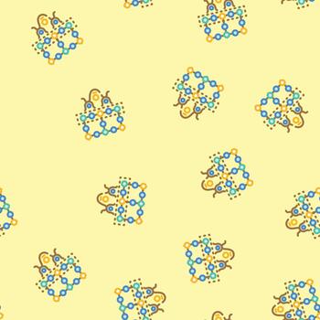 simulation quantum technology seamless pattern vector