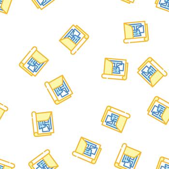 pattern set folder seamless pattern vector