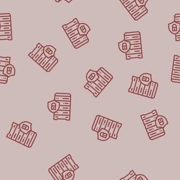data access control database line seamless pattern vector