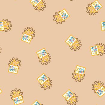 pre programmed features seamless pattern vector