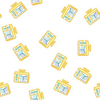 3d modeling seamless pattern flat vector