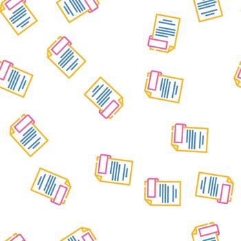 open folder forms seamless pattern vector