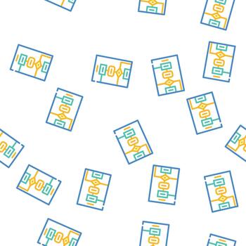 algorithm software data modern science seamless pattern vector