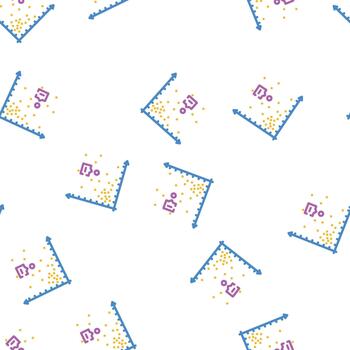 punto estilizado trama visualización sin costura modelo vector