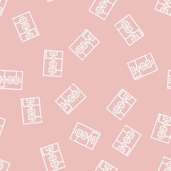 algorithm software data science variety line seamless pattern vector