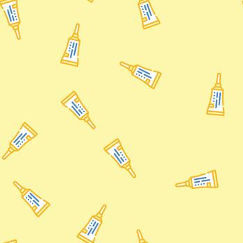 antibiótico paquete múltiple ungüento sin costura modelo vector