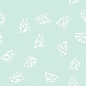 algorithm data science line seamless pattern set vector