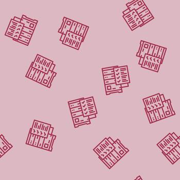 data validation database line seamless pattern vector