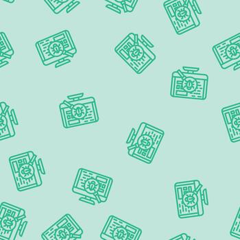 multistyle debugging code software line seamless pattern vector