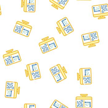 programming data variants science seamless pattern vector