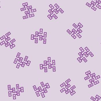 diversity decision tree algorithm line seamless pattern vector