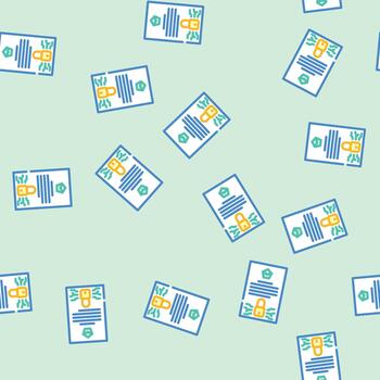 immutable record decentralized application forms seamless pattern vector