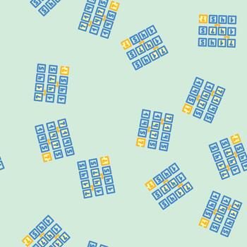bubble sort pack algorithm seamless pattern vector